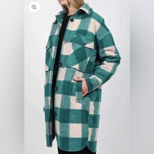 EUC BRUNETTE THE LABEL “The Plaid Jacket” (L/XL)